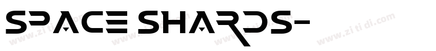 space shards字体转换